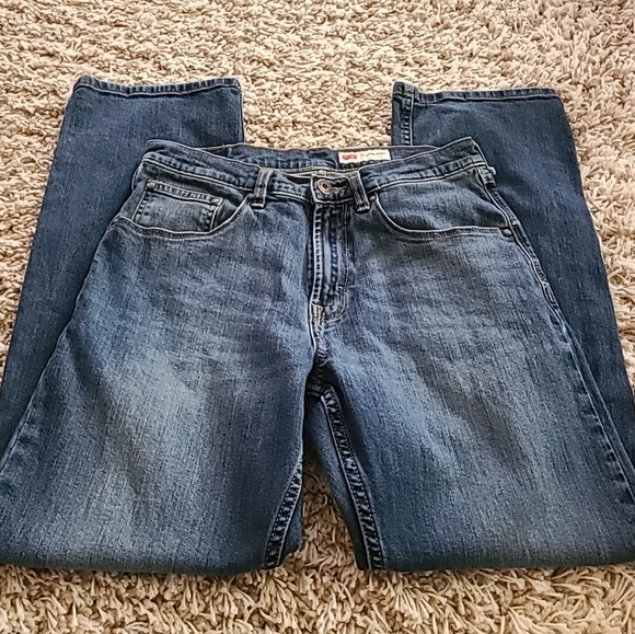 Mens 30 x 30 Wrangler Relaxed Bootcut Jeans Med Wash Stretch Western Cowboy 🤠 - Picture 1 of 7